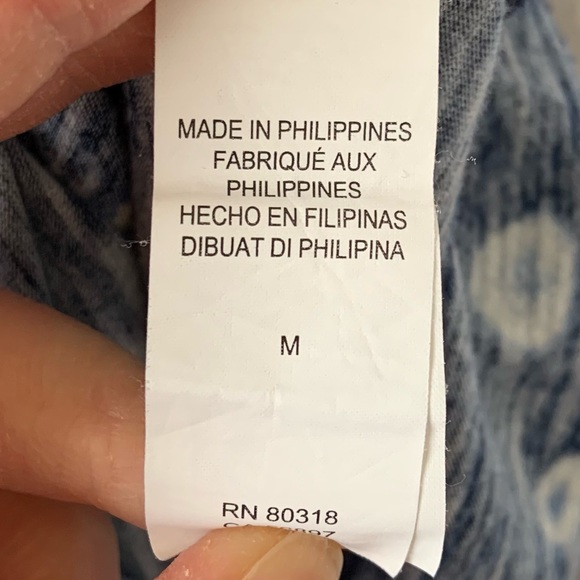 Lucky Lotus Women’s Top Size Medium Cotton/Modal Soft Spring / Summer Wear Blue. - Picture 8 of 17